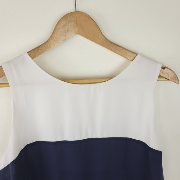 FAITH AND JOY | Color Block Sleeveless Blouse PL - Picture 2 of 8